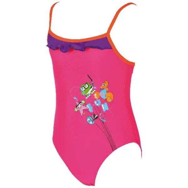 Дитячий купальник Arena AWT ROUCHE KIDS GIRL ONE PIECE