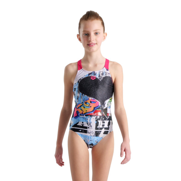 Дитячий купальник Arena GIRLS SWIMSUIT V BACK PLACEME