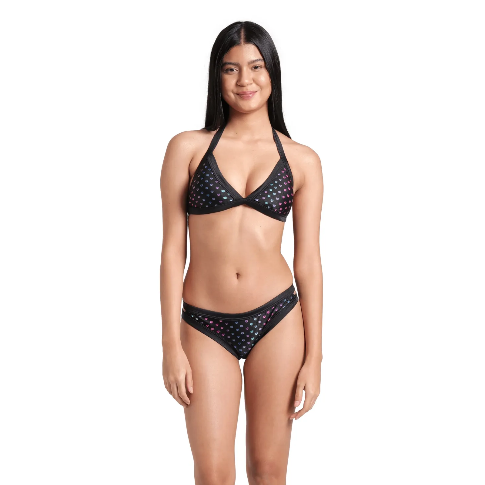Жіночий купальник Arena RAINBOW MONOGRAM BIKINI TRIANG