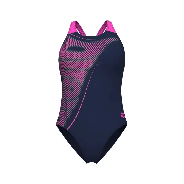 Жіночий купальник Arena BRIGHT GLARE SWIMSUIT V BACK