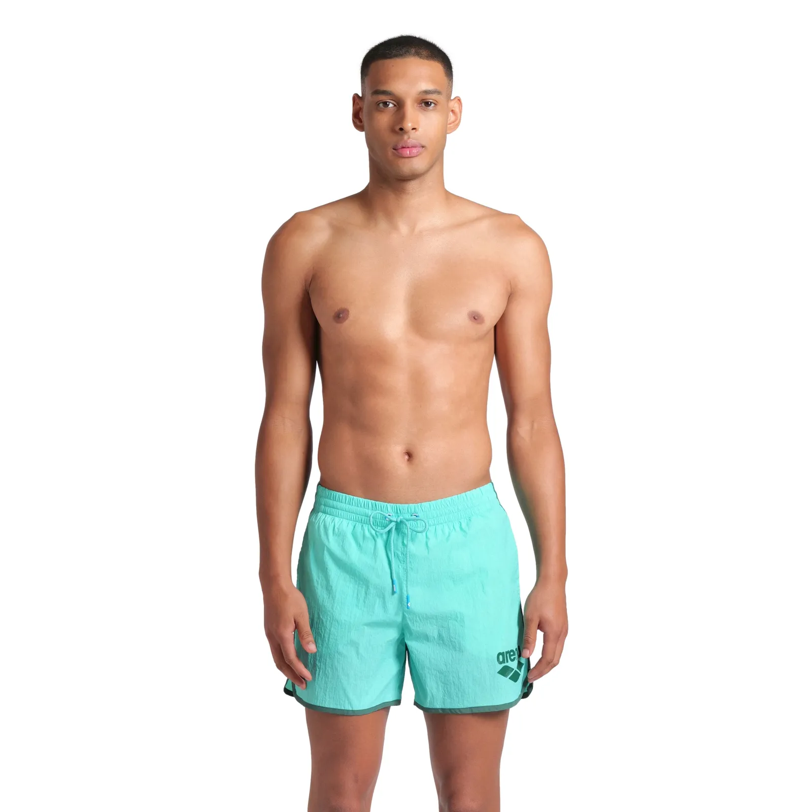 Чоловічі плавальні шорти Arena BIG LOGO BORDERS BEACH SHORT