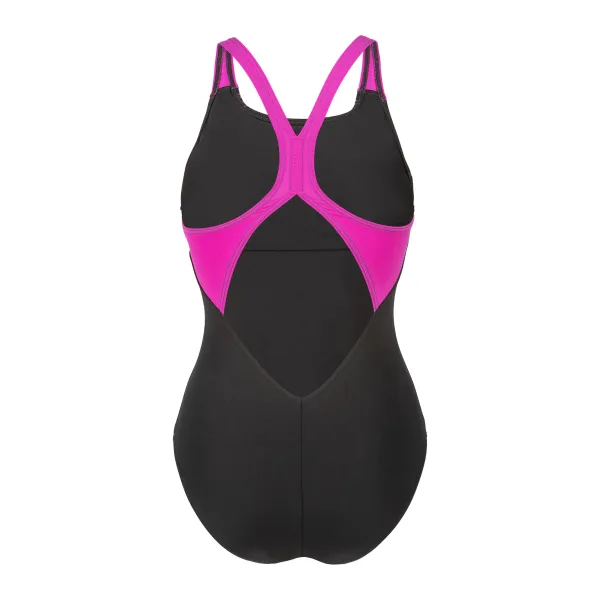 Жіночий купальник Arena CLEAR LINES SWIMSUIT V BACK LB