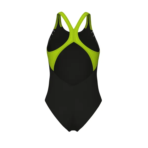 Жіночий купальник Arena GRID SWIMSUIT V BACK GRAPHIC