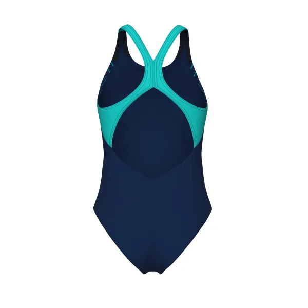 Жіночий купальник Arena GRID SWIMSUIT V BACK GRAPHIC