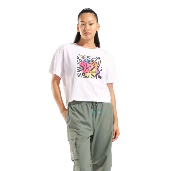 Жіноча футболка Arena GRAFFITI CROP TEE