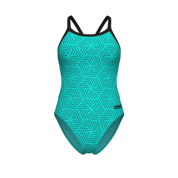 Жіночий купальник Arena WATER MAZE CHALLENGE BACK