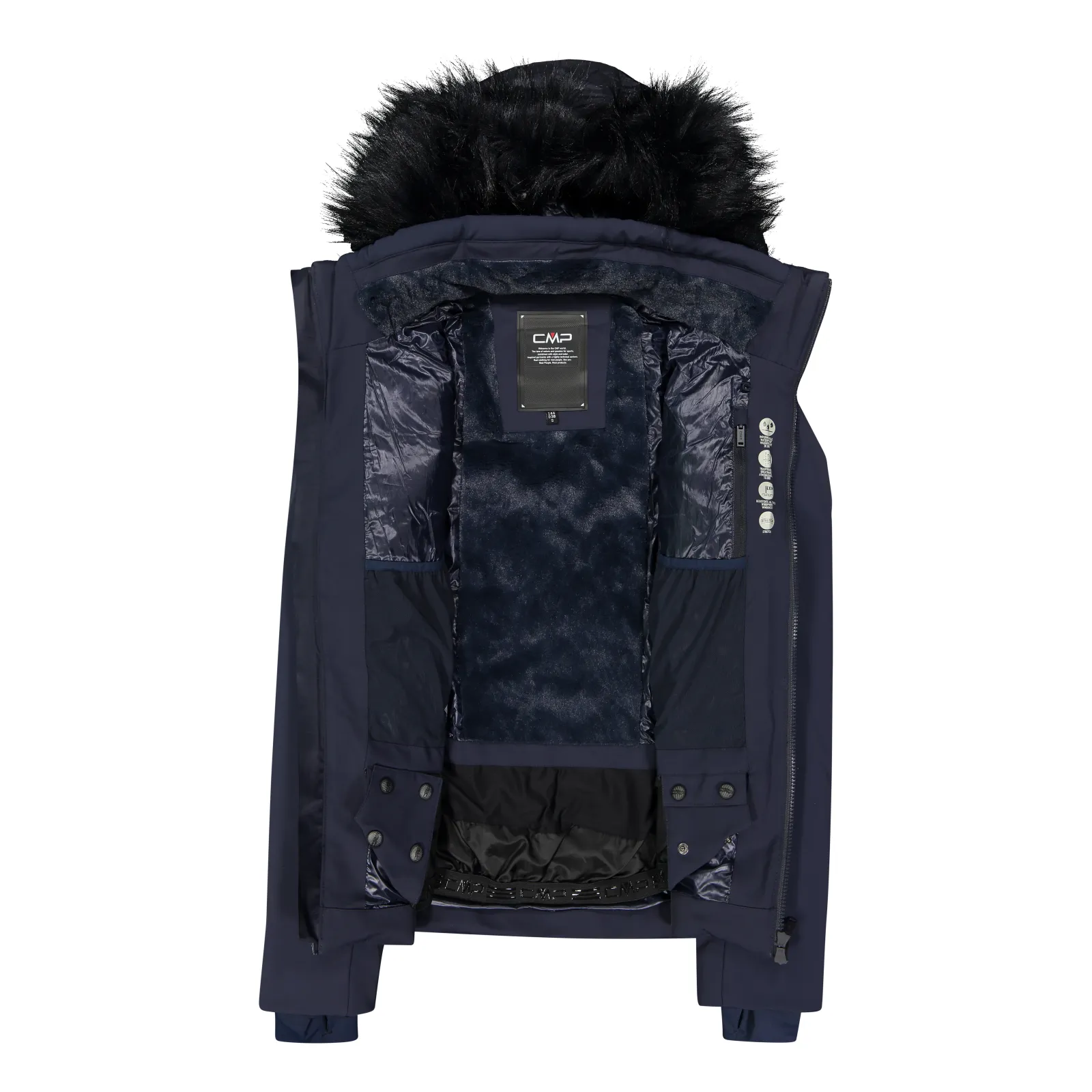 Жіноча гірськолижна куртка CMP WOMAN JACKET ZIP HOOD Жіноча гірськолижна куртка CMP WOMAN JACKET ZIP HOOD