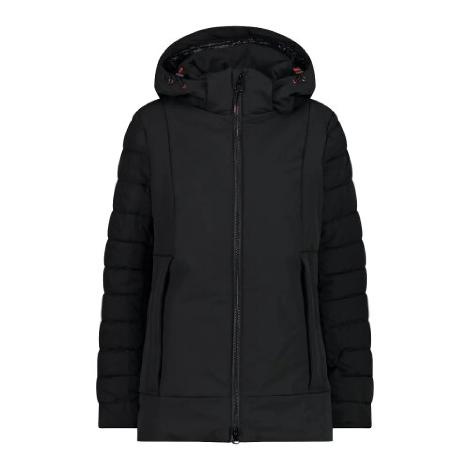 Жіноча куртка CMP WOMAN JACKET LONG ZIP HOOD Жіноча куртка CMP WOMAN JACKET LONG ZIP HOOD