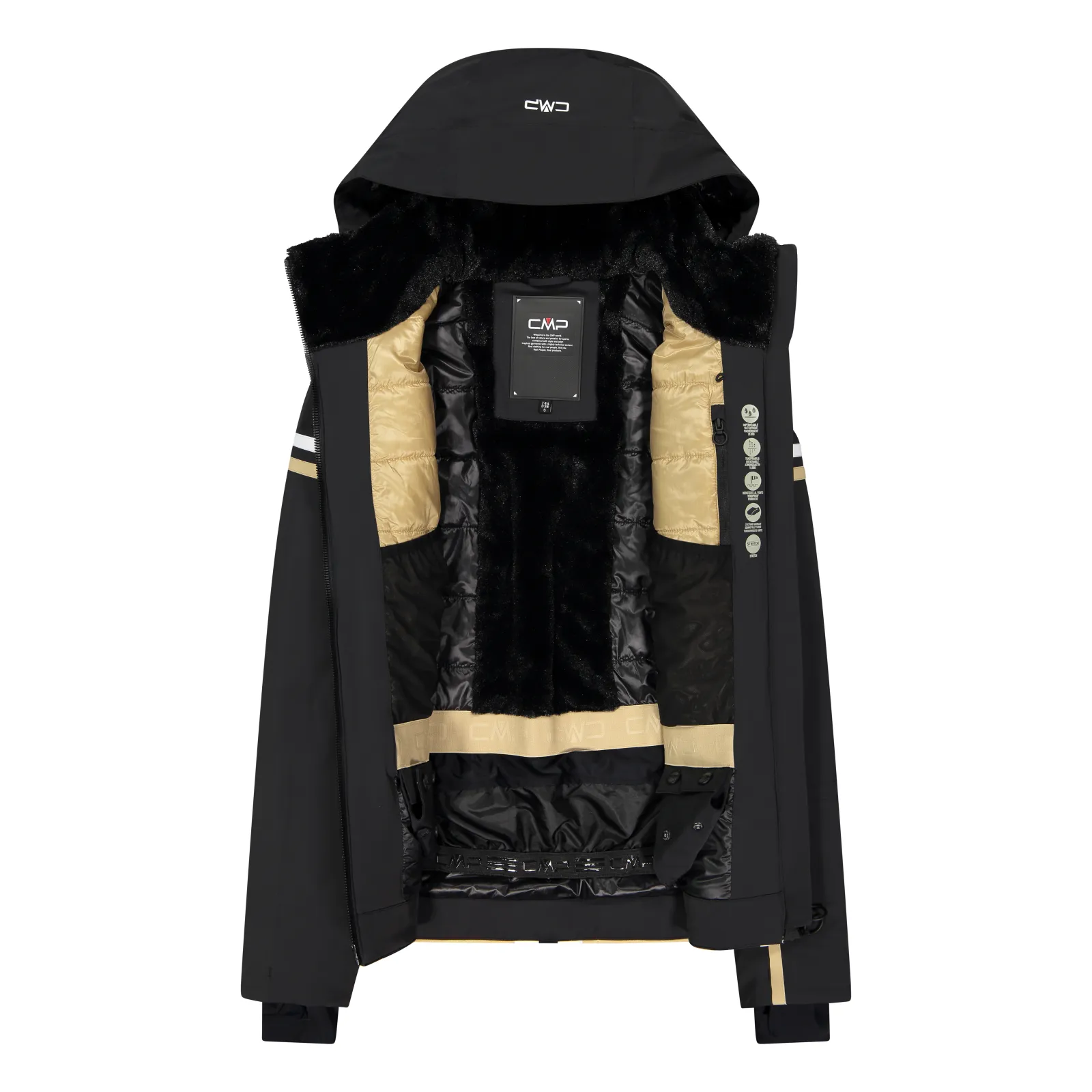 Жіноча гірськолижна куртка CMP WOMAN JACKET ZIP HOOD Жіноча гірськолижна куртка CMP WOMAN JACKET ZIP HOOD