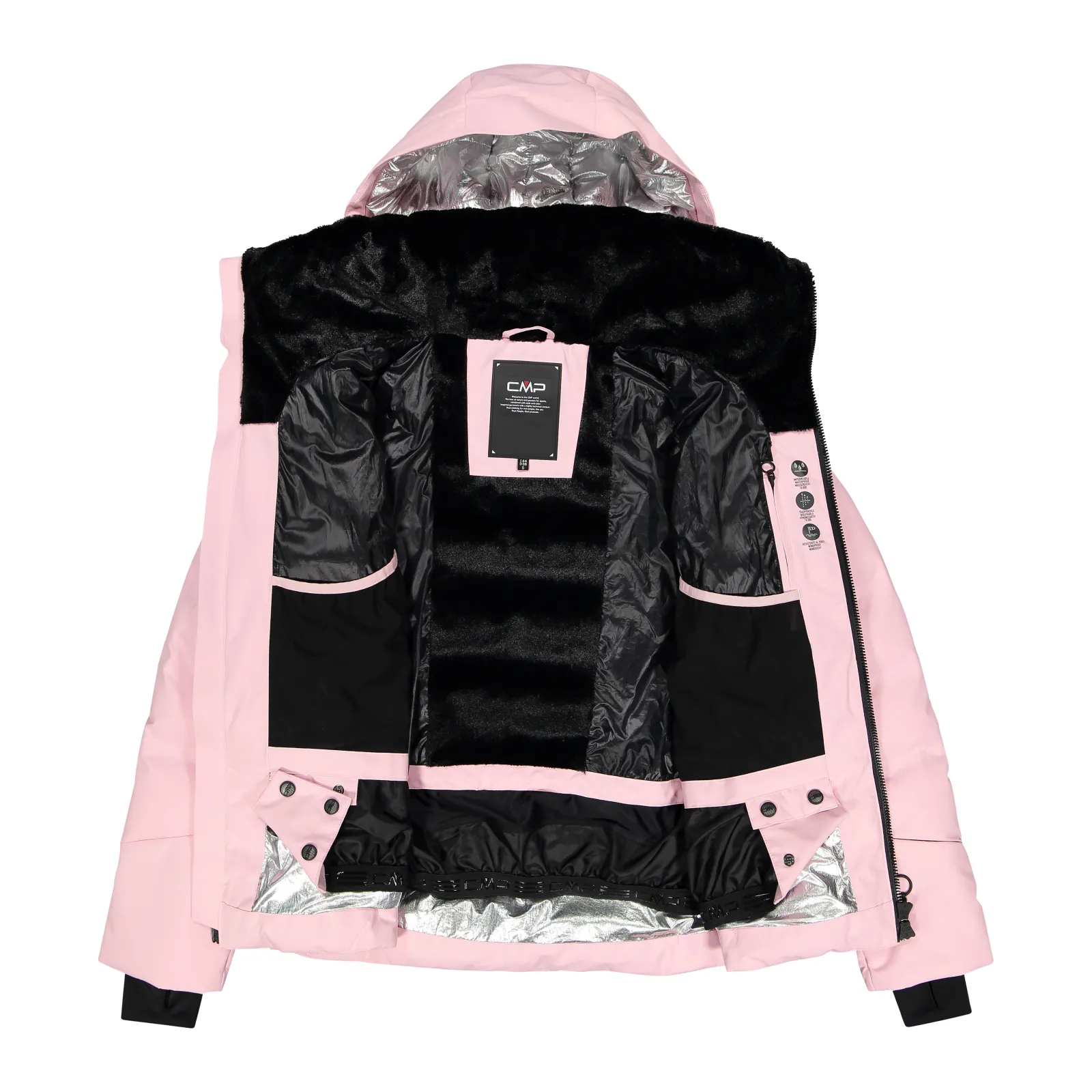 Жіноча гірськолижна куртка CMP WOMAN JACKET FIX HOOD Жіноча гірськолижна куртка CMP WOMAN JACKET FIX HOOD