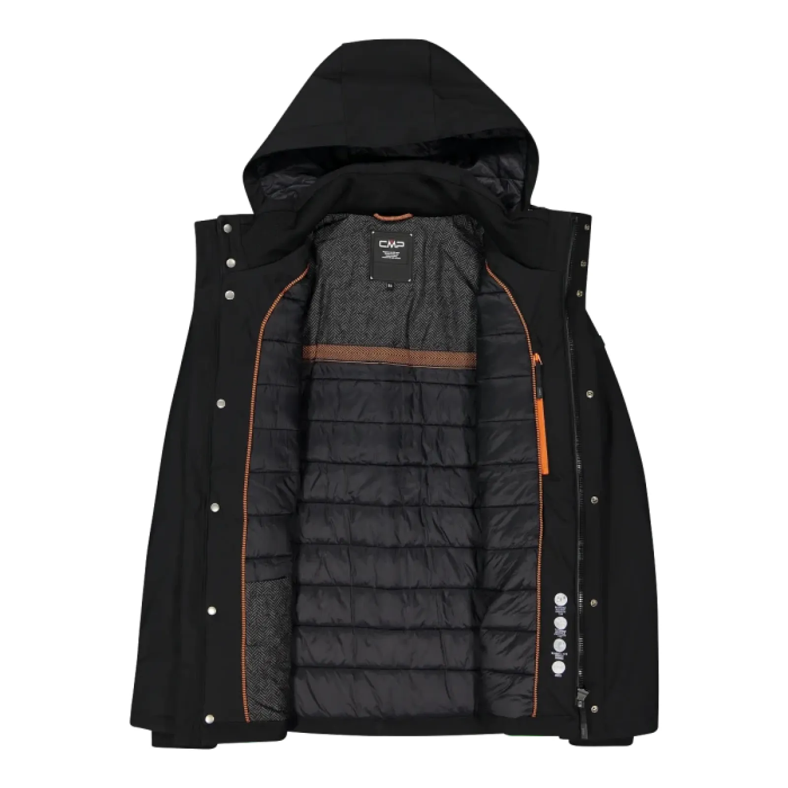 Чоловіча куртка CMP JACKET SNAPS HOOD FEEL WARM