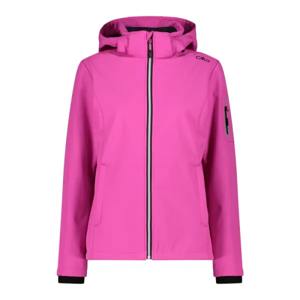 Жіноча куртка CMP JACKET ZIP HOOD SOFTSHELL