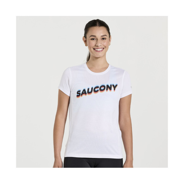 Жіноча футболка Saucony Stopwatch Graphic Short Sleeve