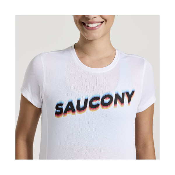 Жіноча футболка Saucony Stopwatch Graphic Short Sleeve