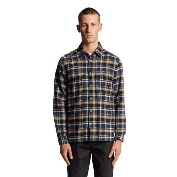 Чоловіча сорочка Lyle & Scott BRUSHED COTTON CHECK SHIRT