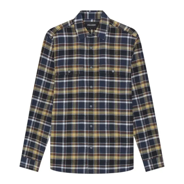 Чоловіча сорочка Lyle & Scott BRUSHED COTTON CHECK SHIRT