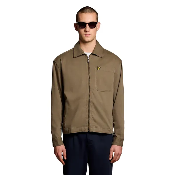 Чоловіча куртка Lyle & Scott ENZYME WASH ZIP THROUGH OVERSH