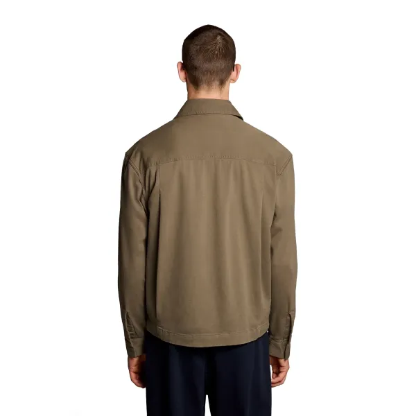 Чоловіча куртка Lyle & Scott ENZYME WASH ZIP THROUGH OVERSH