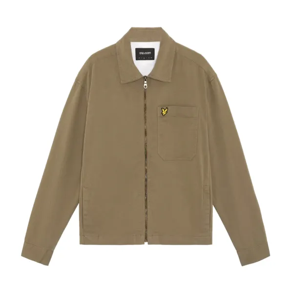 Чоловіча куртка Lyle & Scott ENZYME WASH ZIP THROUGH OVERSH