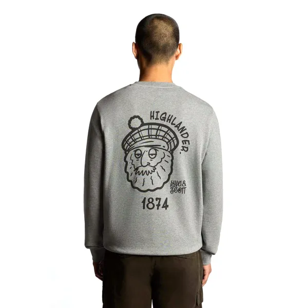 Чоловічий реглан Lyle & Scott HIGHLANDER GRAPHIC SWEATSHIRT