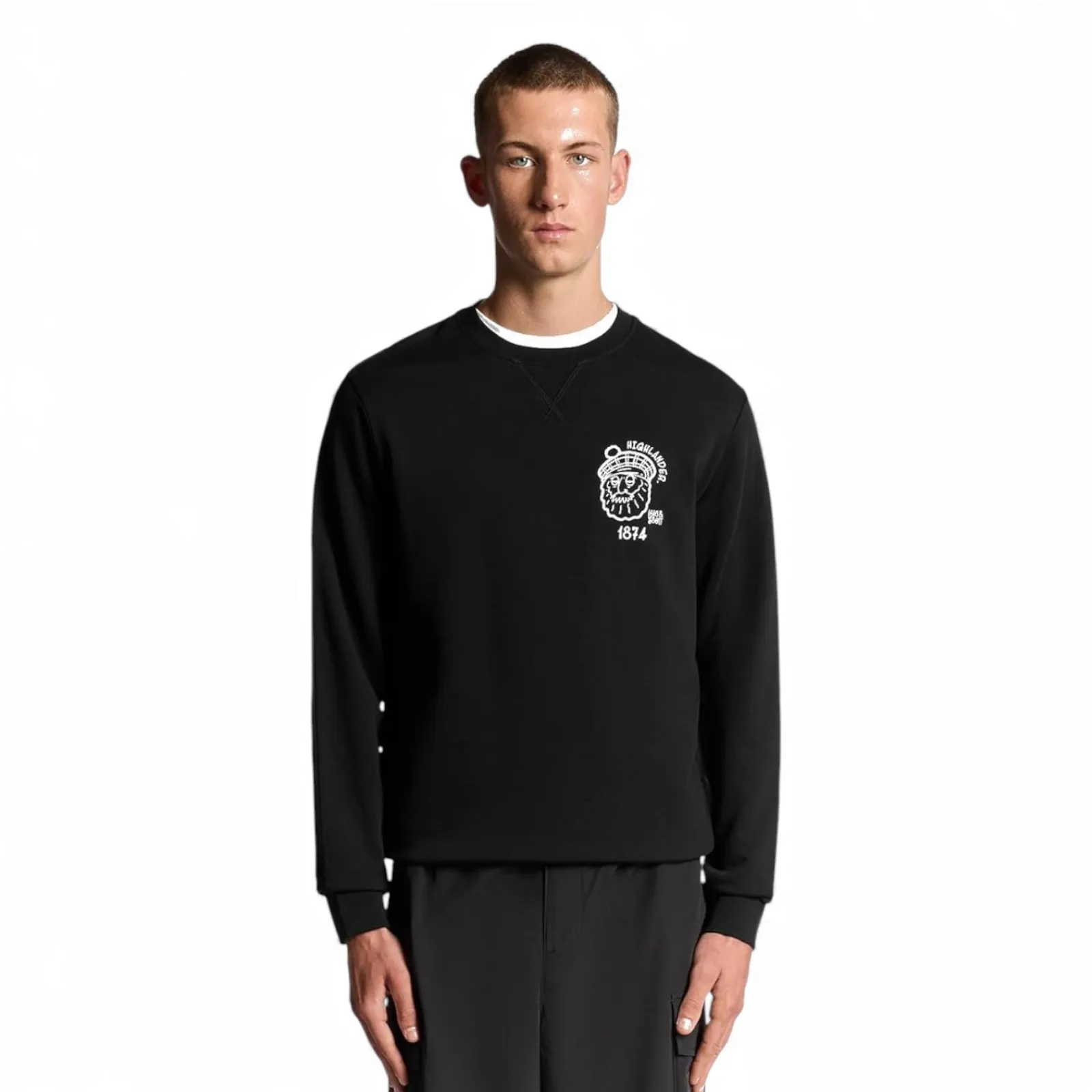 Чоловічий реглан Lyle & Scott HIGHLANDER GRAPHIC SWEATSHIRT