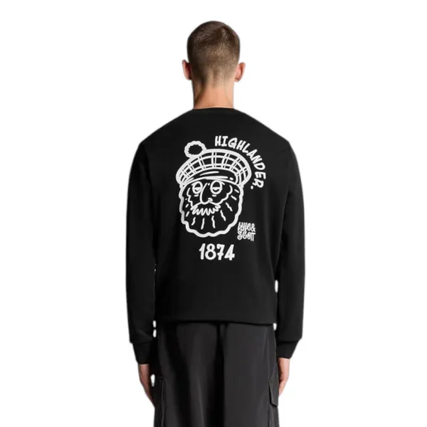 Чоловічий реглан Lyle & Scott HIGHLANDER GRAPHIC SWEATSHIRT