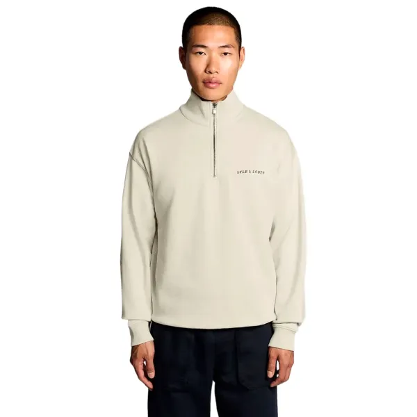 Чоловічий реглан Lyle & Scott SCRIPT HEAVYWEIGHT LOOPBACK QU
