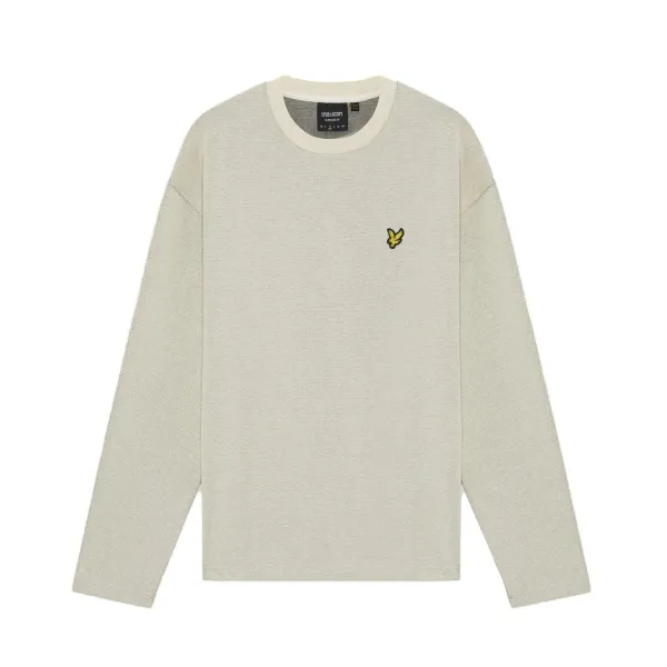 Чоловічий реглан Lyle & Scott RAISED JACQUARD CREW NECK SWEA
