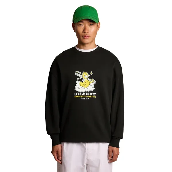 Чоловічий світшот Lyle & Scott RUBBER DUCK GRAPHIC SWEATSHIRT
