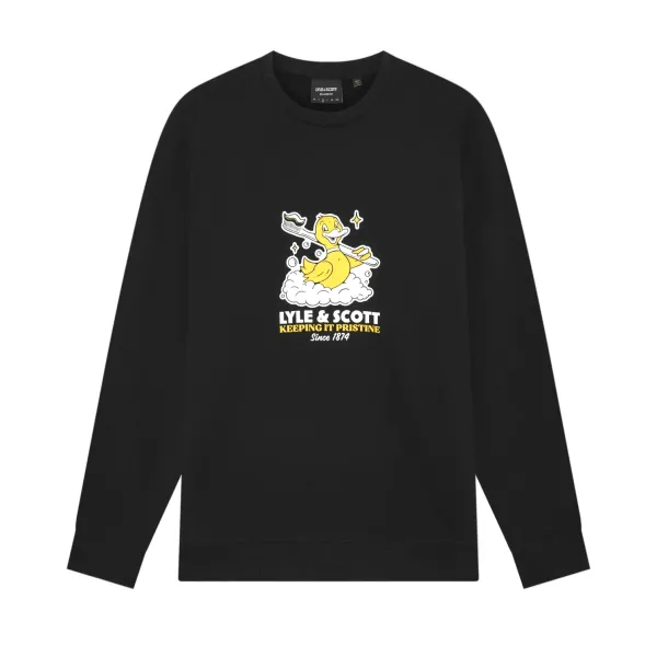 Чоловічий світшот Lyle & Scott RUBBER DUCK GRAPHIC SWEATSHIRT
