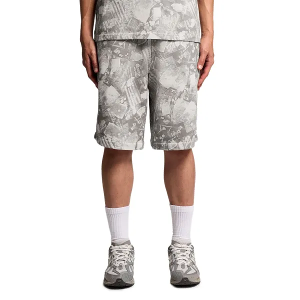 Чоловічі шорти Lyle & Scott INDUSTRIAL PRINT SWEATSHORT