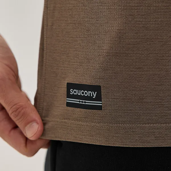 Чоловіча футболка Saucony STOPWATCH SHORT SLEEVE