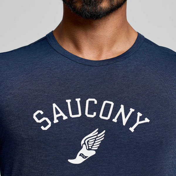 Чоловіча футболка Saucony STOPWATCH GRAPHIC SHORT SLEEVE