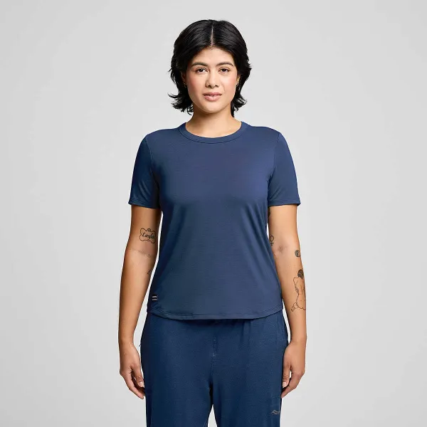 Жіноча футболка Saucony TRIUMPH SHORT SLEEVE
