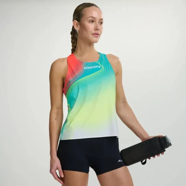 Жіноча майка Saucony ENDORPHIN SINGLET