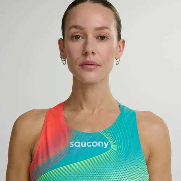 Жіноча майка Saucony ENDORPHIN SINGLET