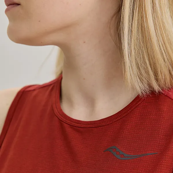 Жіноча майка Saucony STOPWATCH CROP TANK