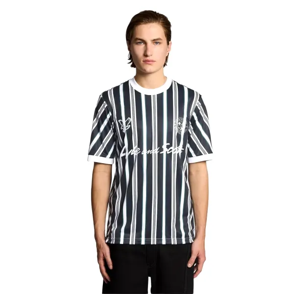 Чоловіча футболка Lyle & Scott PREP STRIPE FOOTBALL SHIRT